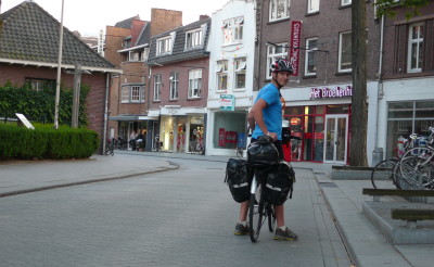 Marek v Nizozemsku na kole